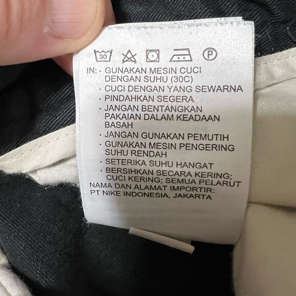 Nike Dark Gray Cotton Flat Front Shorts, Size 32 - Picture 5 of 9